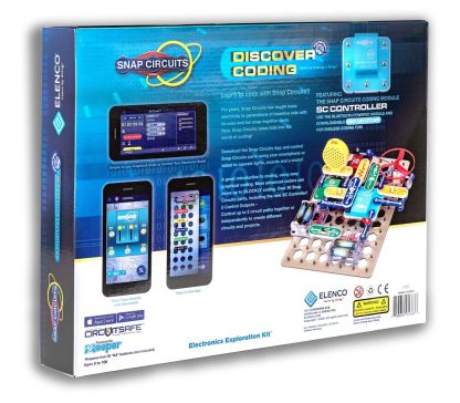 Snap Circuits Discover Coding SCD303 - Set educativ cu circuite electronice programabile pentru copii -