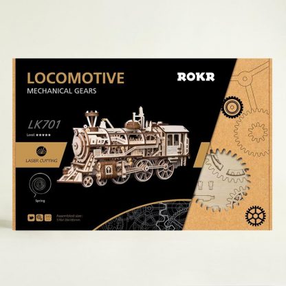 Puzzle 3D Locomotiva ROKR LK701, 349 piese -