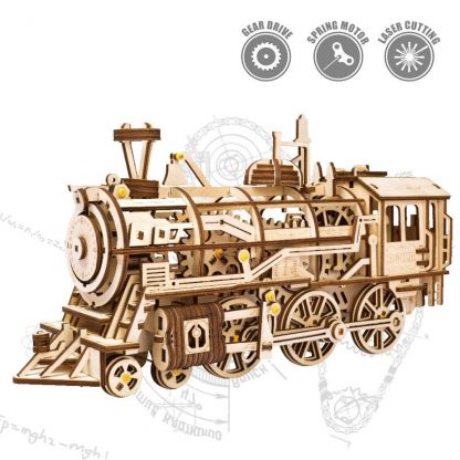 Puzzle 3D Locomotiva ROKR LK701, 349 piese -