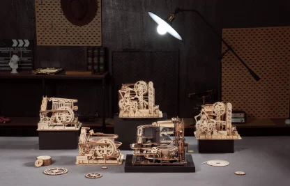 PUZZLE 3D ROBOTIME ROKR LGA01 - MARBLE NIGHT CITY, LEMN, 294 PIESE -